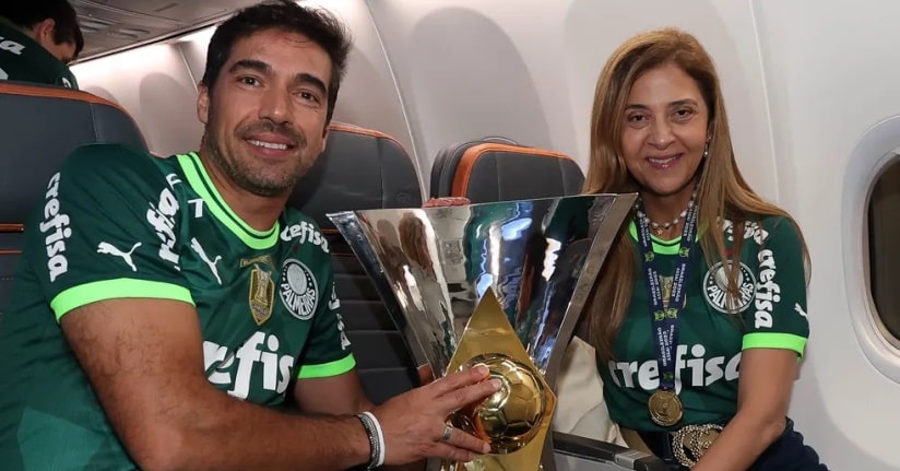 Futebol: Abel se reúne com Leila e trata de planejamento do Palmeiras para 2024