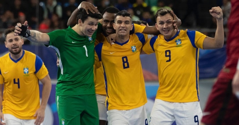 Futsal: Seleção Brasileira se apresenta em Foz do Iguaçu para amistosos da Data FIFA