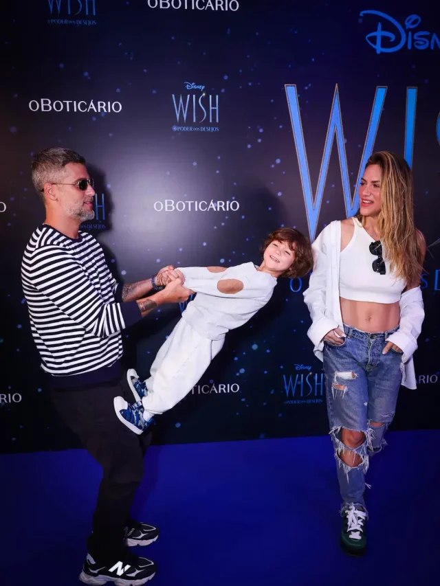 Filhos de Giovanna Ewbank e Bruno animam a casa.