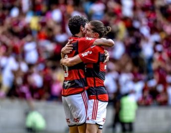 Futebol: Flamengo vence Cuiabá na despedida de Filipe Luís e Rodrigo Caio no Maracanã