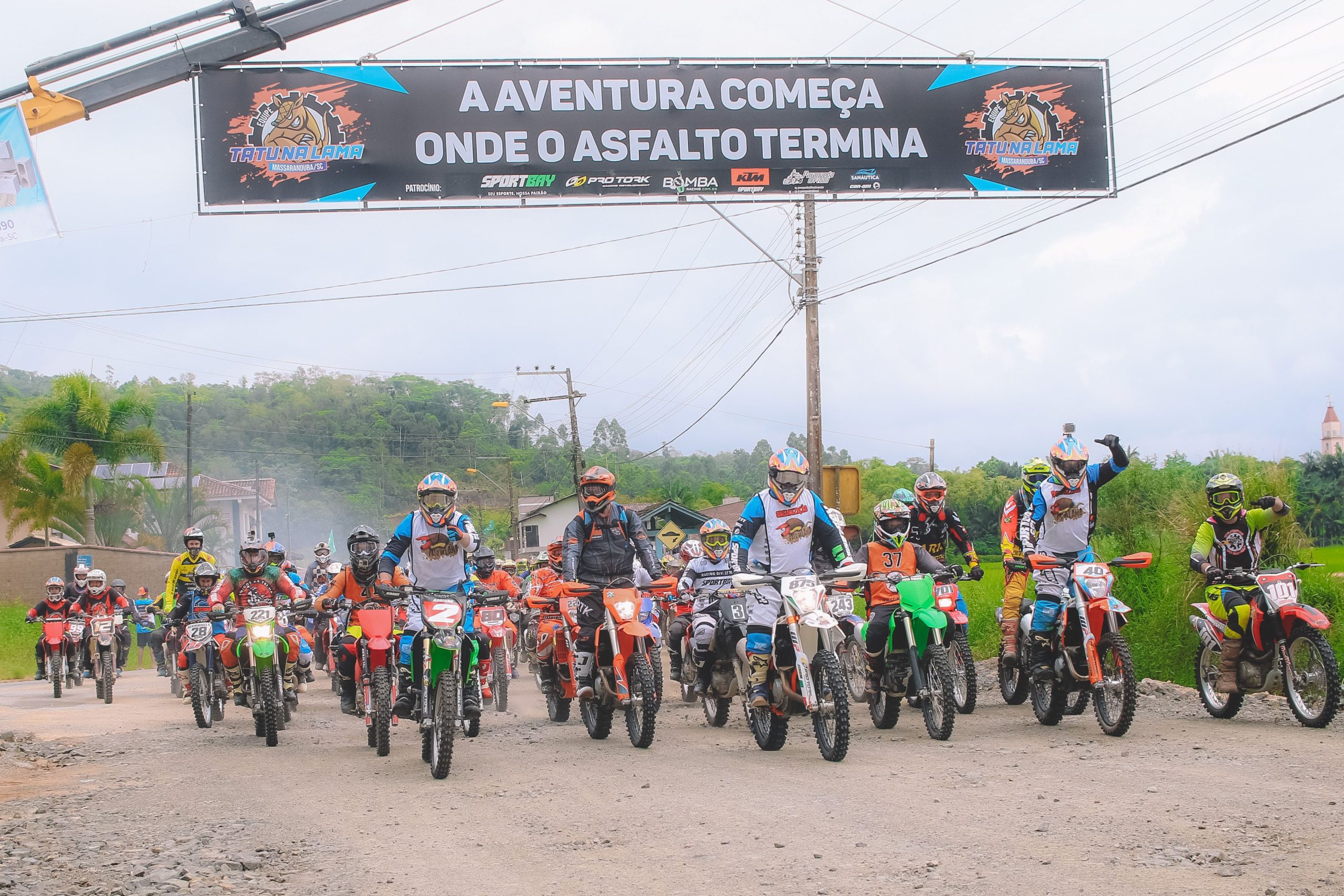 Final de semana tem o Sportbay Tatu na Lama em Massaranduba
