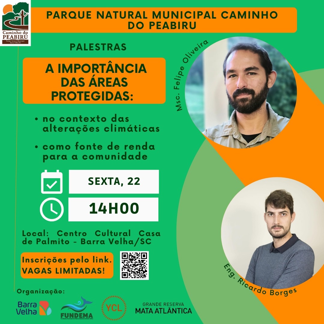 Alterações climáticas e áreas protegidas é tema de palestra em Barra Velha