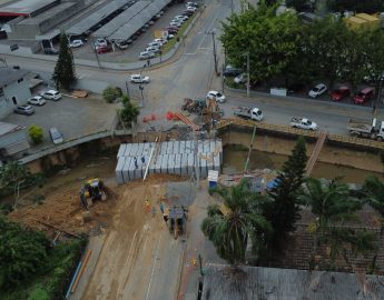 Obras de galeria no Jaraguá Esquerdo estão em fase adiantada 