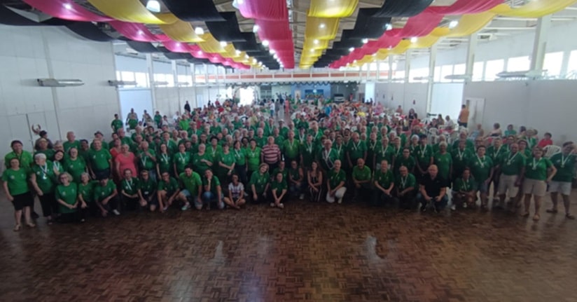 Jiti: Tarde animada marca o encerramento dos Jogos da Terceira Idade