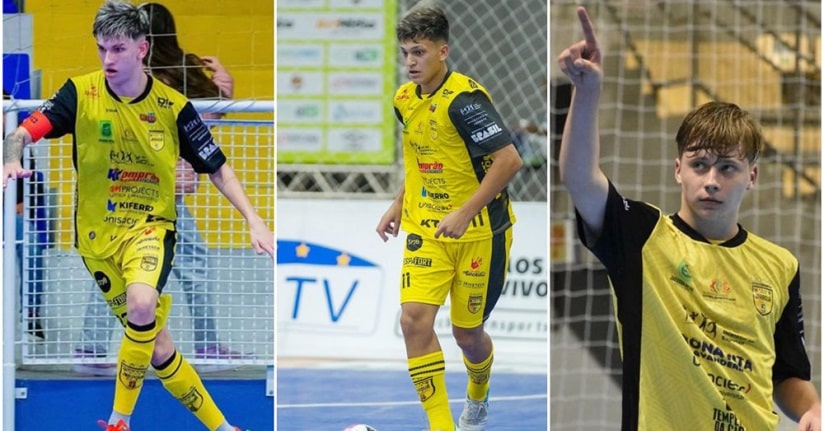 Futsal: Jaraguá mantém três jogadores da base no elenco principal