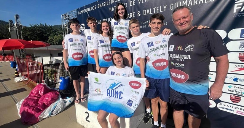 Natação: Jaraguaenses sobem ao pódio no Campeonato Brasileiro Junior