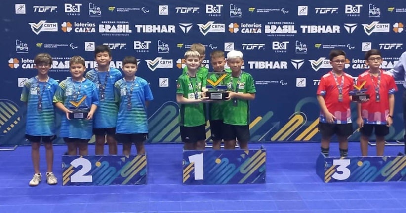 Tênis de Mesa: Jaraguaenses somam 10 medalhas na última etapa do Brasileiro