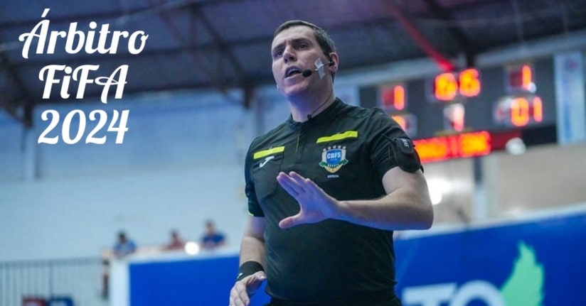 Futsal: Catarinense é promovido a árbitro FIFA