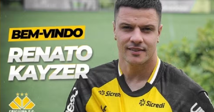 Futebol: Criciúma confirma a contratação de Renato Kayzer