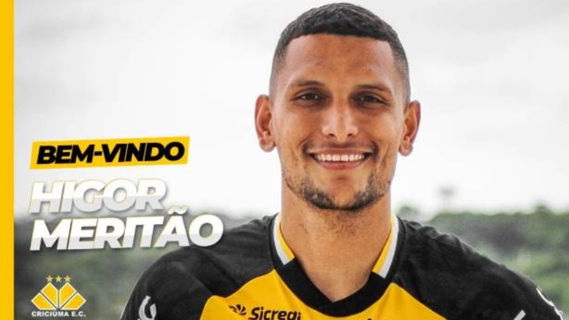 Futebol: Criciúma renova contrato com Fellipe Mateus