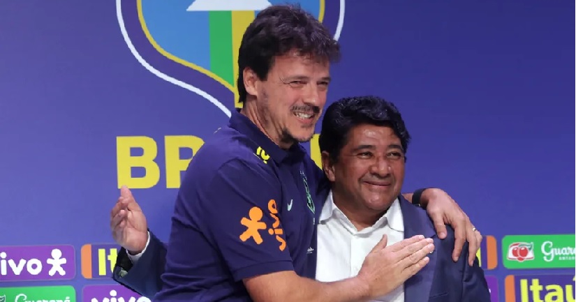 Futebol: Ednaldo alega acordo com presidente do Fluminense e irrita Diniz em demissão na CBF