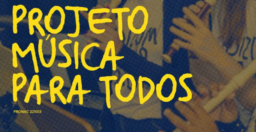 Projeto Música para Todos com inscrições abertas em 26 modalidades