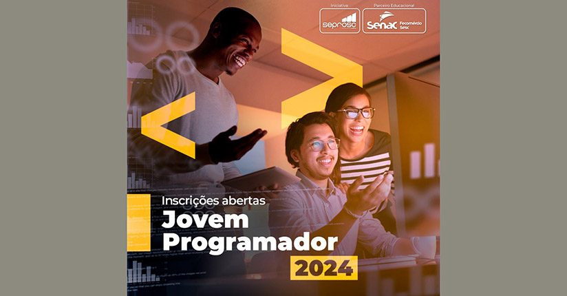 Inscrições abertas para o Programa Jovem Programador 2024