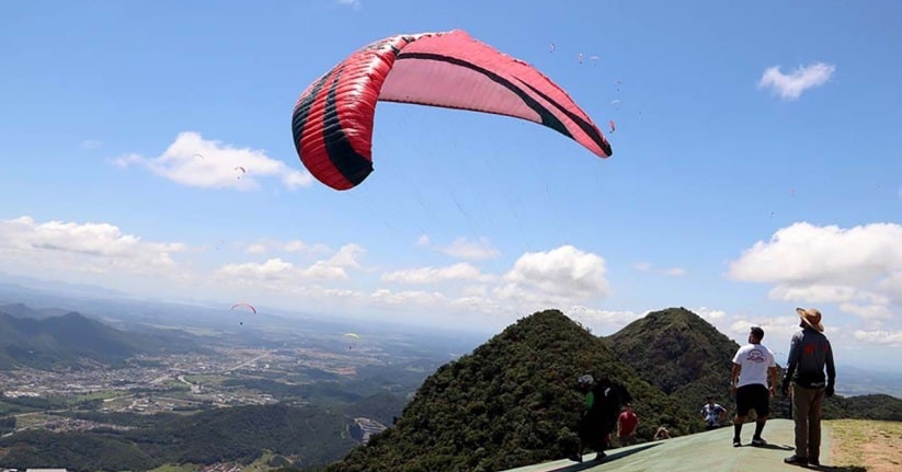 Parapente: Campeonato Catarinense terá início em Jaraguá do Sul