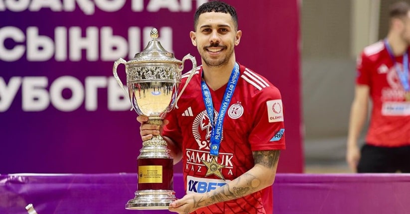Futsal: Jaraguá anuncia ala que estava no Kairat, do Cazaquistão