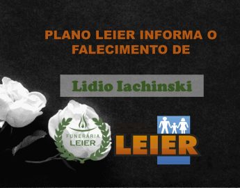 Plano Leier informa o falecimento de Lidio Iachinski
