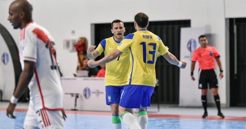 Futsal: Brasil goleia Peru e está classificado para o mundial