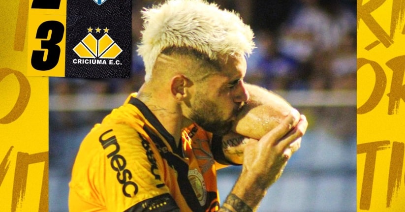 Futebol: Com dois a menos, Criciúma garante vitória contra do Avaí