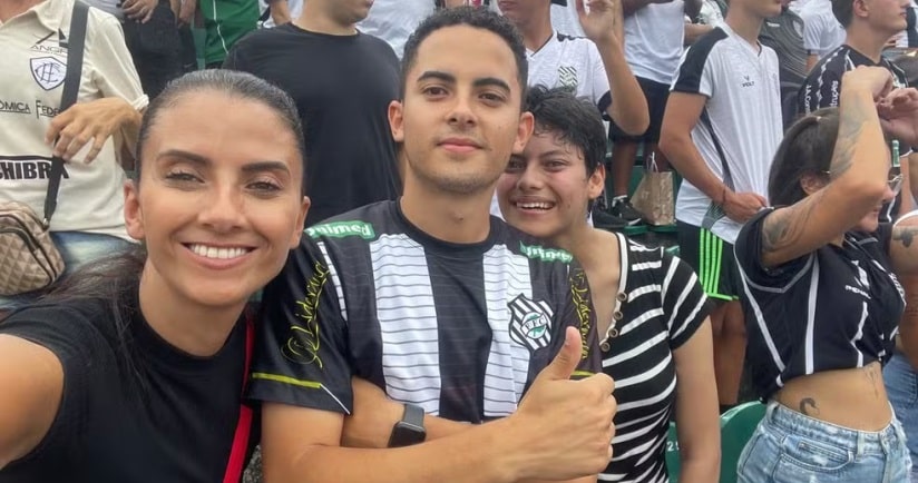 Futebol: Jovem com paralisia cerebral realiza sonho de ir ao estádio pela primeira vez