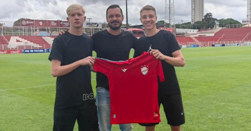 Futebol: Dois atletas da base do Juventus são apresentados no Vila Nova