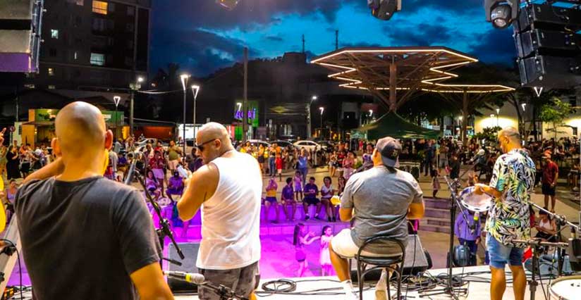 Pagode, marchinhas e ritmos carnavalescos no Música na Praça