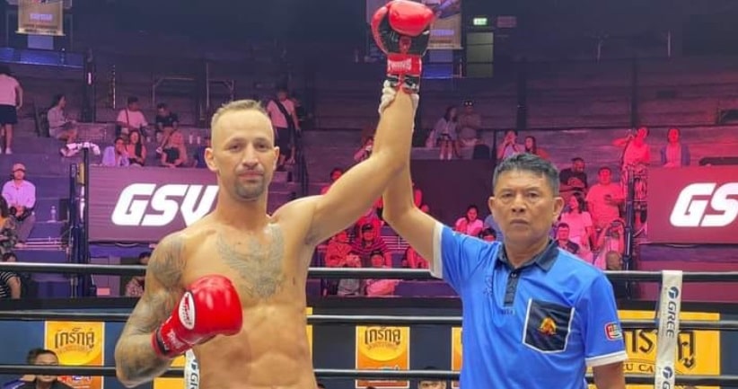 Muay Thai: Jaraguaense vence luta na Tailândia