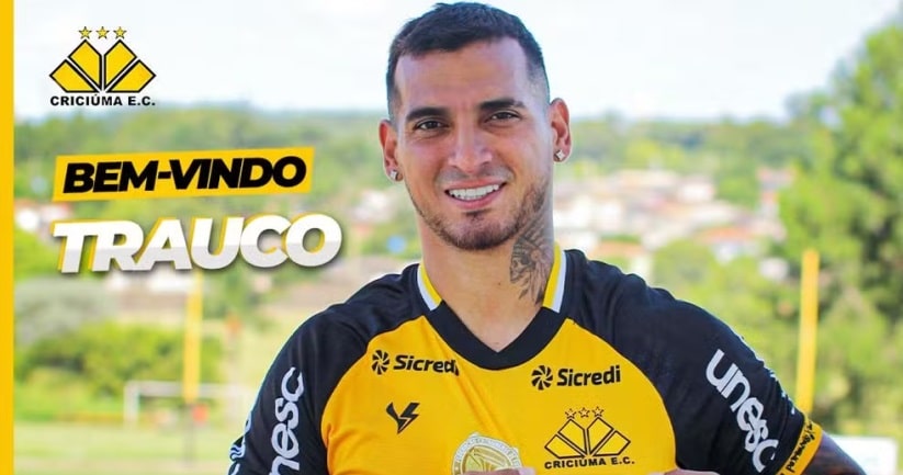 Futebol: Criciúma firma contrato com Trauco