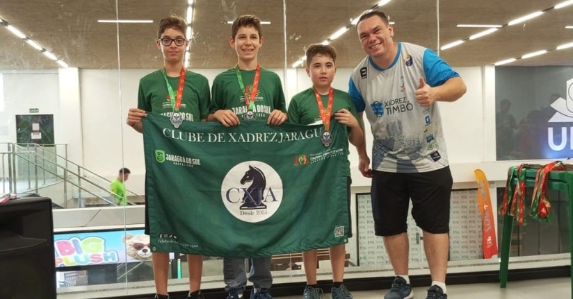 Xadrez: Jaraguá do Sul conquista 21 medalhas no estadual