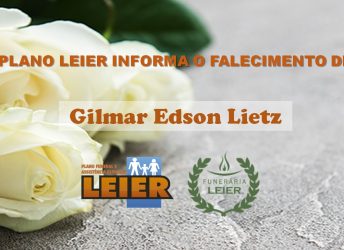 Plano Leier informa o falecimento de Gilmar Edson Lietz