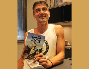 Eduardo Mira lança livro com a saga de perrengues da América à Ásia