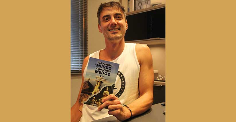 Eduardo Mira lança livro com a saga de perrengues da América à Ásia