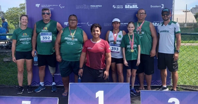 Paradesporto: Jaraguaenses conquistam medalhas em dois grandes eventos