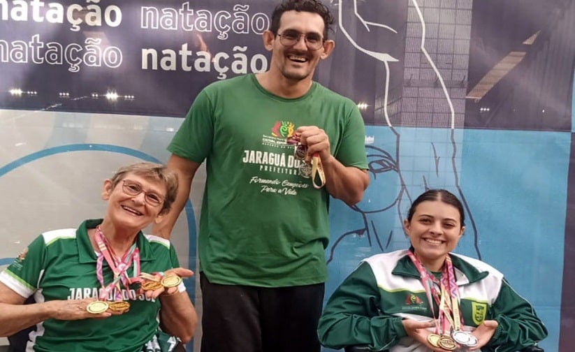 Paradesporto: Jaraguaenses brilham em Meeting Paralímpico de Natação