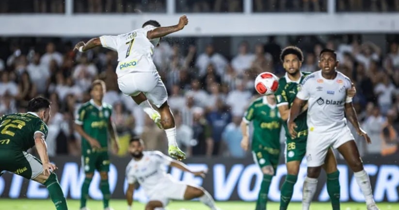 Futebol: Santos vence o Palmeiras na Vila e abre vantagem na final do Paulistão