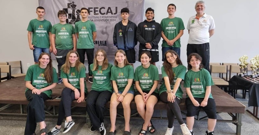 Xadrez: Jaraguá do Sul fica entre os melhores colocados no FECAJ