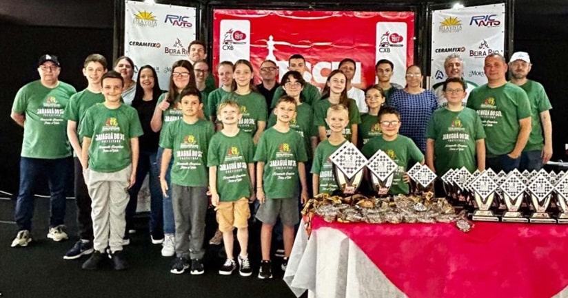 Xadrez: Jaraguaenses faturam medalhas no Festival Catarinense