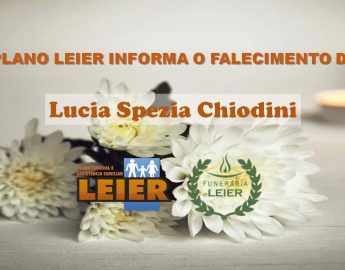 Plano Leier informa o falecimento de Lucia Spezia Chiodini