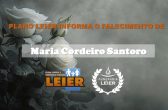 Plano Leier informa o falecimento de Maria Cordeiro Santoro