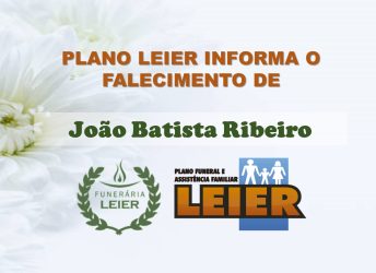 Plano Leier informa o falecimento de João Batista Ribeiro