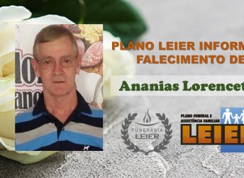Plano Leier informa o falecimento de Ananias Lorencetti