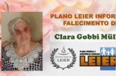 Plano Leier informa o falecimento de Clara Gobbi Müller