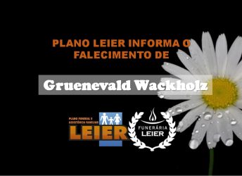 Plano Leier informa o falecimento de Gruenevald Wackholz
