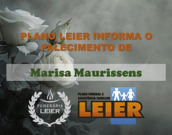 Plano Leier informa o falecimento de Marisa Maurissens
