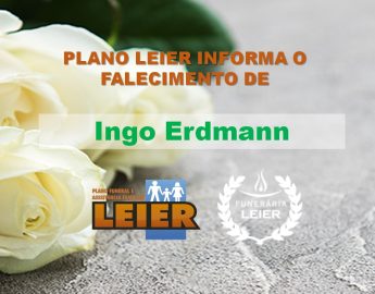 Plano Leier informa o falecimento de Ingo Erdmann