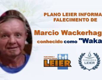 Plano Leier informa o falecimento de Marcio Wackerhage, conhecido como “Waka”