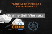Plano Leier informa o falecimento de Erwine Sell Viergutz