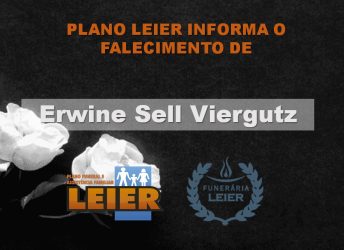 Plano Leier informa o falecimento de Erwine Sell Viergutz
