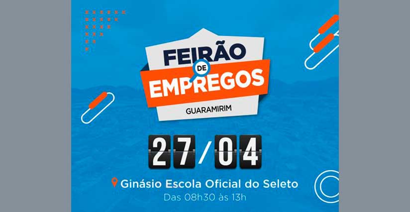 Sábado tem Feirão de Empregos em Guaramirim