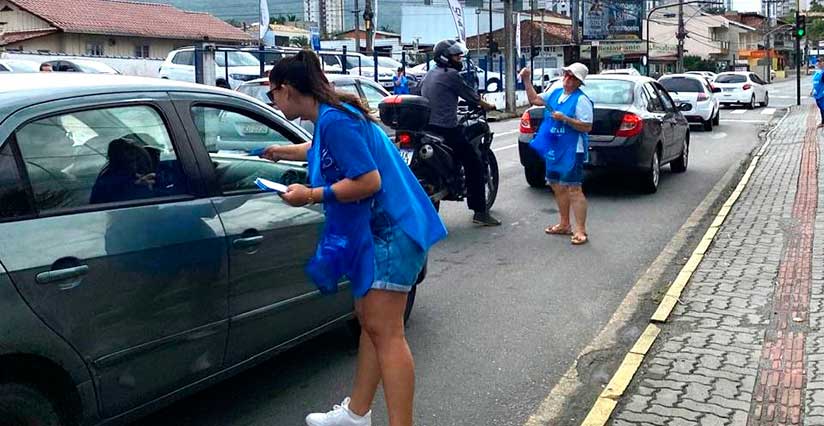 Pedágio da AMA Jaraguá  arrecadou R$ 35,9 mil no sábado