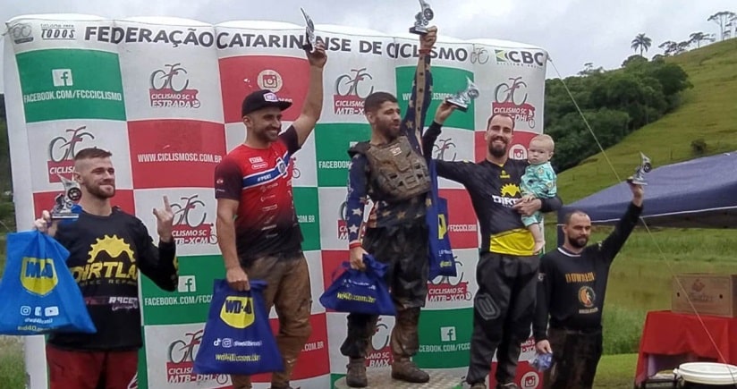 Ciclismo: Jaraguaenses conquistam troféus na 1ª etapa do estadual